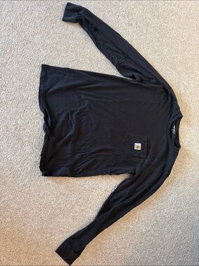 Carhartt WIP Black Pocket Long Sleeve Shirt